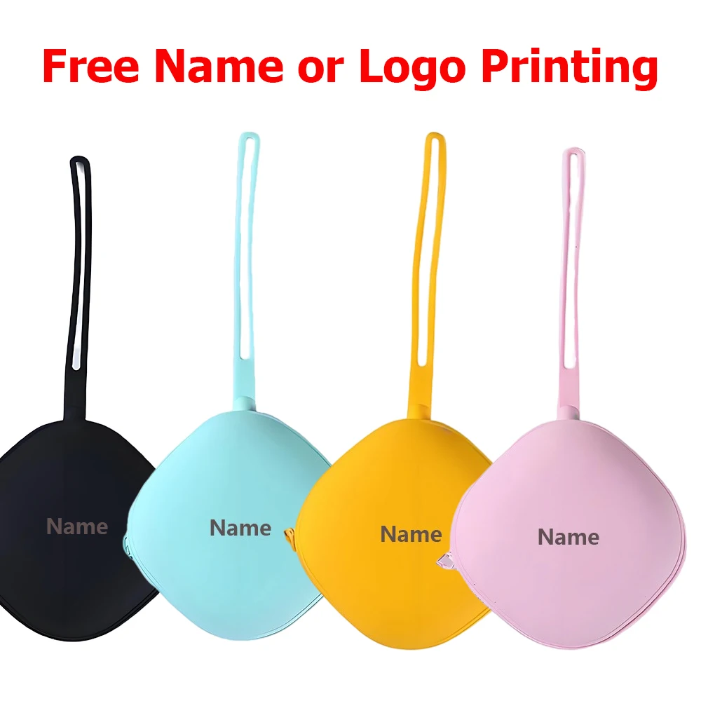 

Свободное имя с принтом, подарок-сюрприз, коробка для хранения ребенка, чехол для соски, силиконовая сумка, более продуманный и уникальный