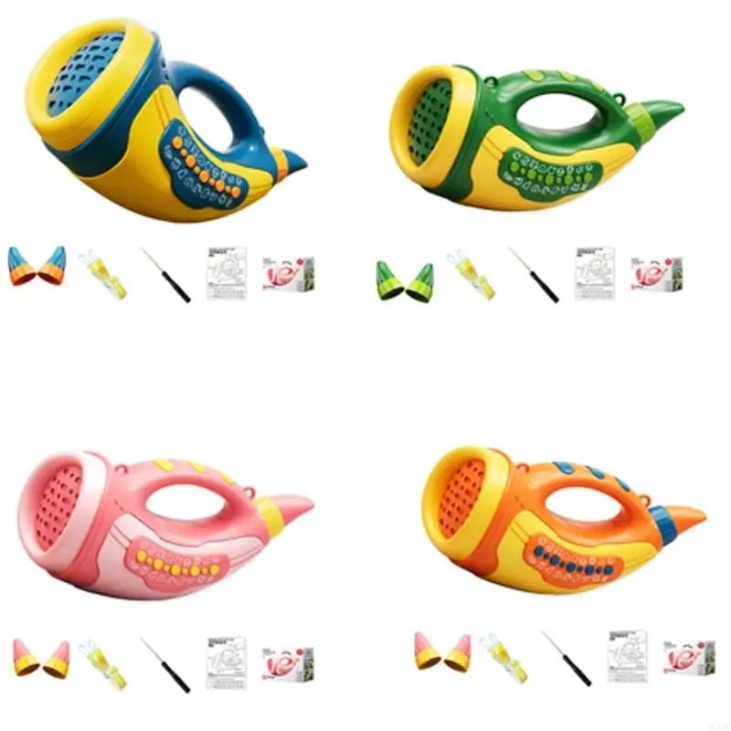 

W3JF Animal Caller Toy Kids Realistic Sounds Light Effects Animal Horn Education Toy