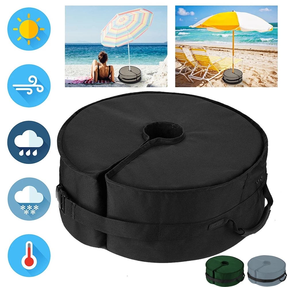 

600D Heavy Duty Outdoor Awnings Base Sandbag Waterproof Tent Stand Weight Bag Safety Umbrella Base Weight Bag For Pergola Garden