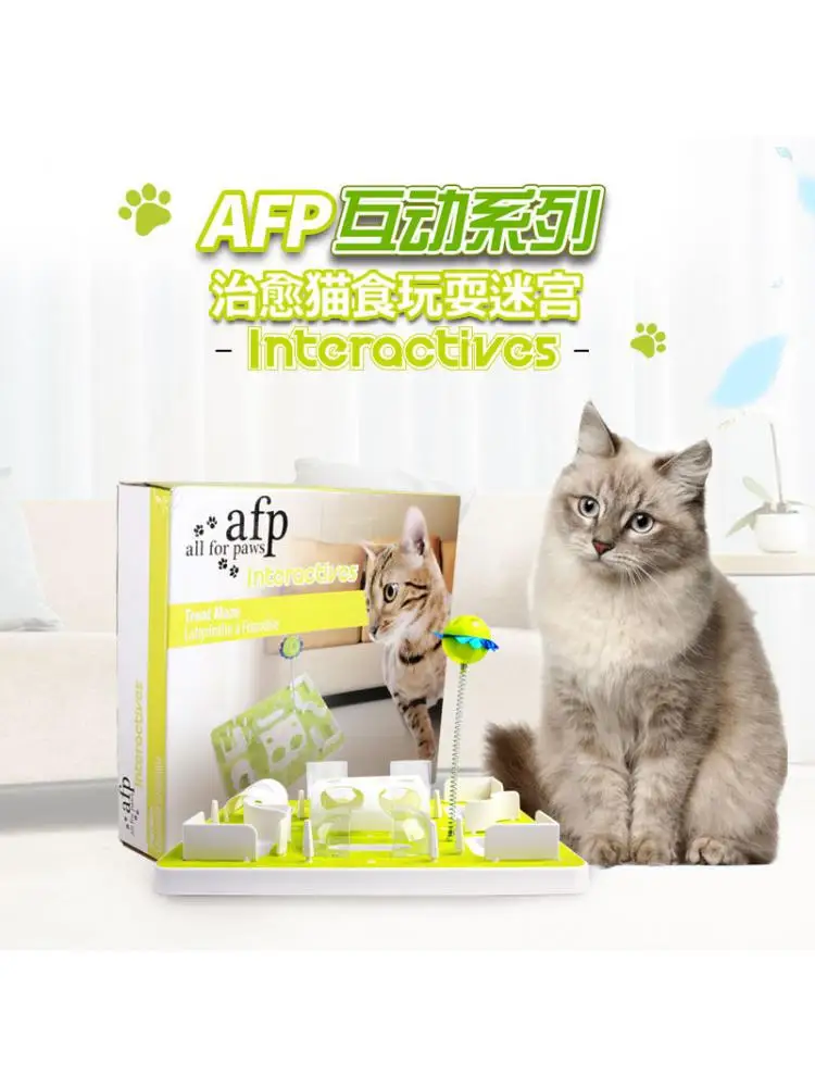 

Pet Toys Diy Cat Food Play Maze Interactive Educational Toys Training Supplies