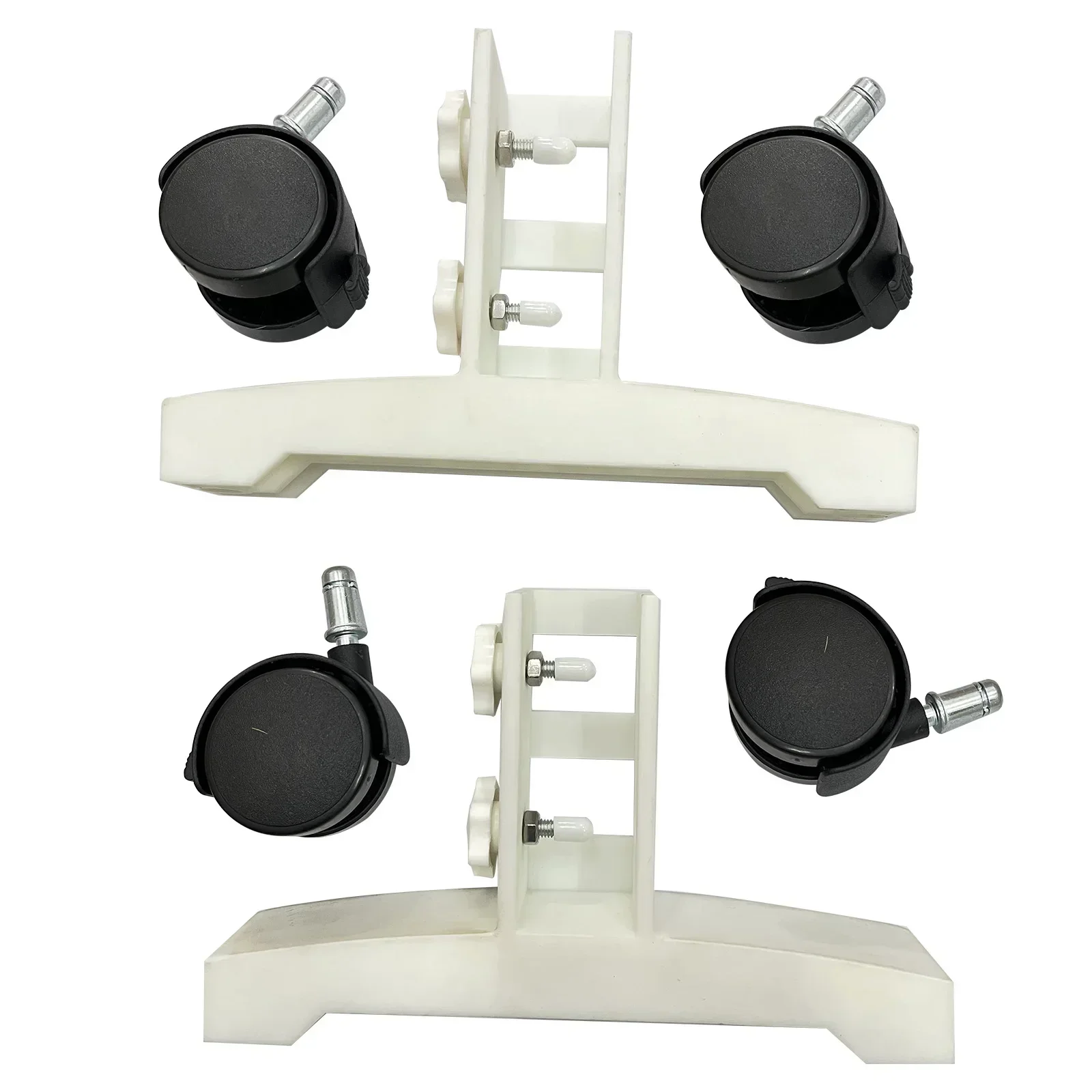 2Pcs Foot Bracket For Infrared Heater Adjustable Stand With Wheels For Easy Movement°rotated Standing Device