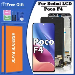 6.67''New For Xiaomi Poco F4 LCD 2021211RG 22021211RI Display Touch Screen Digitizer Assembly For PocoF4 5G LCD
