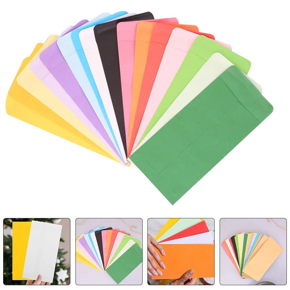 

50Pcs Money Envelopes for Cash Saving Budget Organization Tip Storage Bills Coins Buttons Hair Ties Trinkets Jewelry Paper