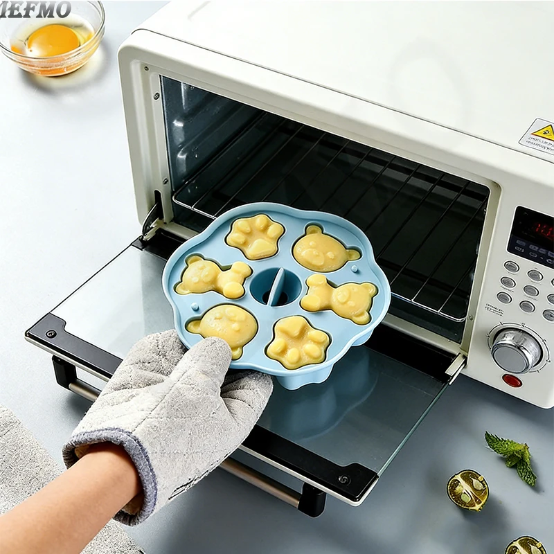 1Pcs Silicone Muffin Molds Cupcake/Ice Cubes Mold Fits 5 To 8 Qt Pressure Cooker Sous Vide Egg Bite Maker Air Fryer Accessories