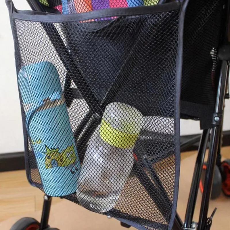 1pc/Lot Baby Stroller Pram Hanging Bags Baby Stroller Mesh Bag Umbrella Car Strollers Storage Bag