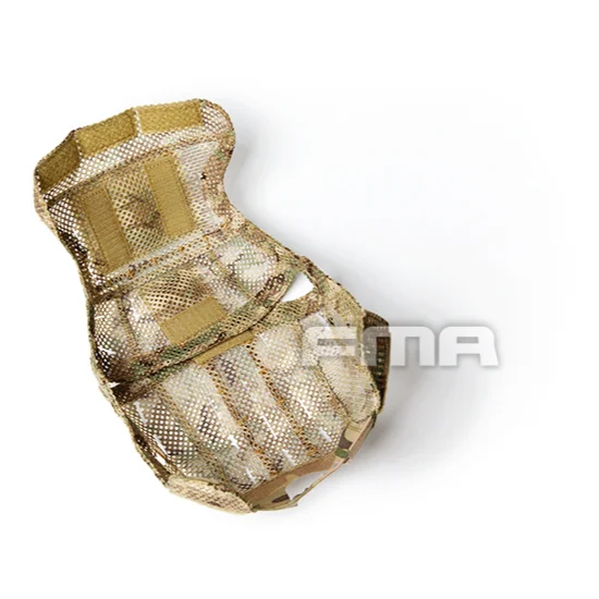 FMA Cubierta de casco táctico CP – Malla recortada para airsoft - imagen 3