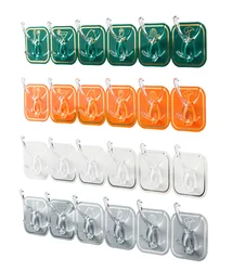 Coat Hook Heavy Duty Multifunctional Home Organization Two Prongs Kitchen Bathroom Wall Mounted Towel Hanger Household Products