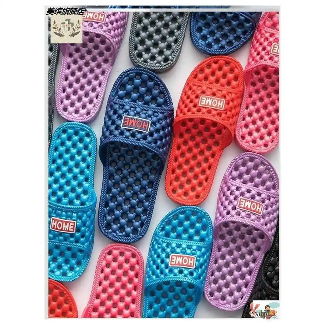 

Резиновые тапочки-шлепанцы для дома и улицы, легкие, модные, износостойкие, для пар