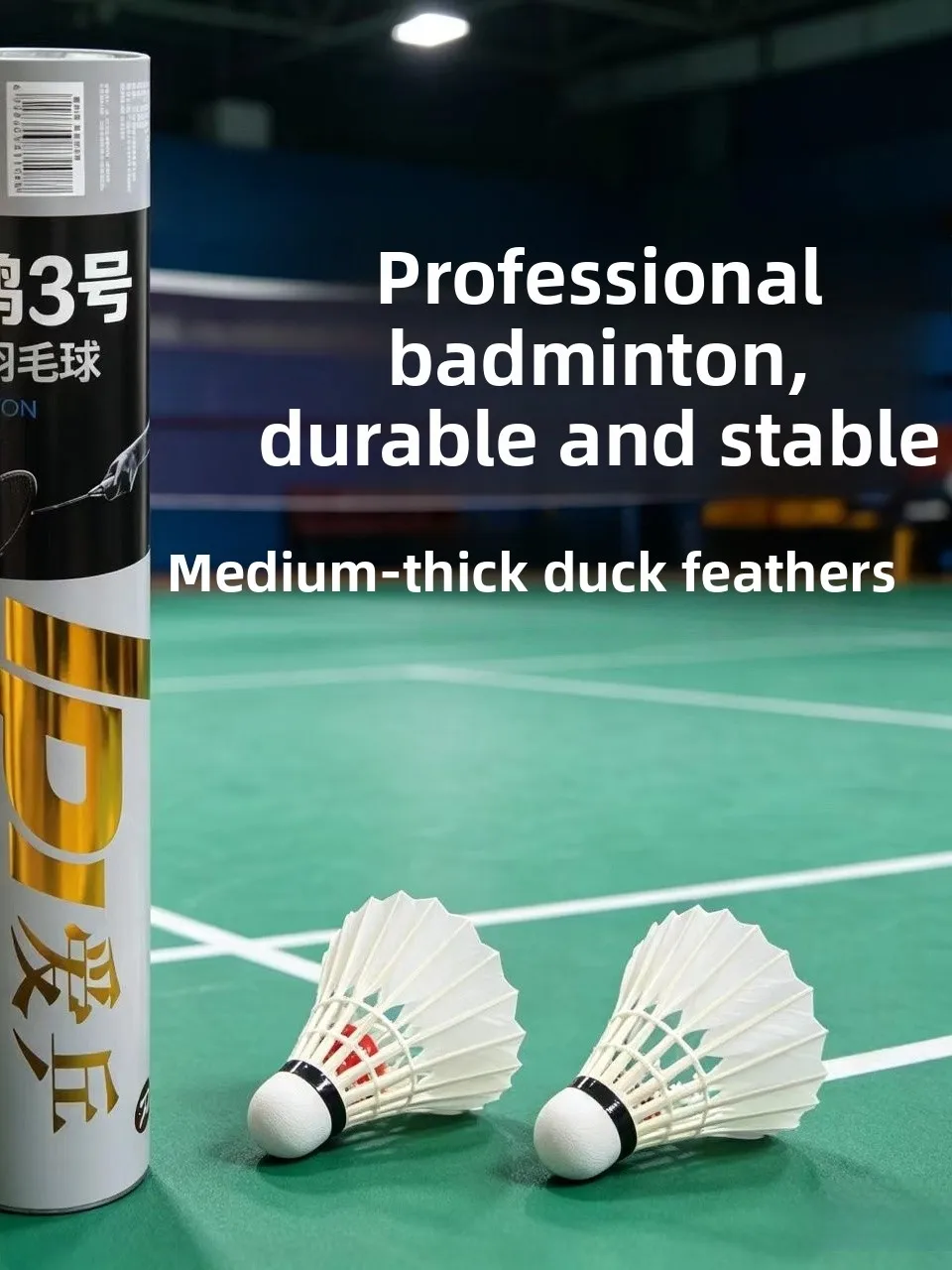 durable-training-badminton-shuttlecocks-professional-straight-flight-stability-mid-thick-outdoor-indoor-sports-fitness