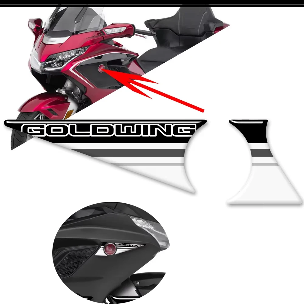 Motorcycle For Honda Goldwing Gold Wing GL1800 1100 1200 1500 Tour F6B GL 1800 Emblem Symbol Logo Stickers Decals 2017 - 2021