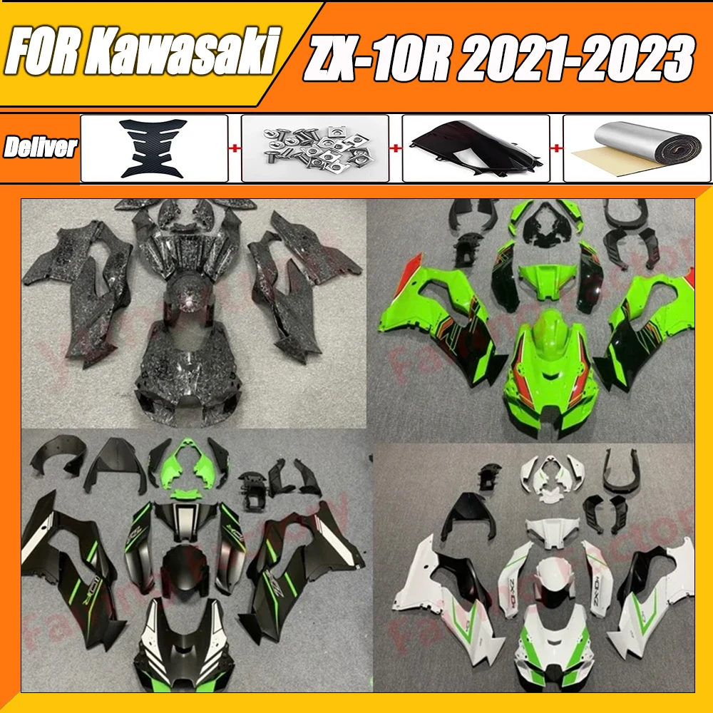 

New ABS Whole Motorcycle Fairings Kit fit for ZX-10R ZX10R zx 10r 2021 2022 2023 21 22 23 Bodywork full fairing kits set zxmt