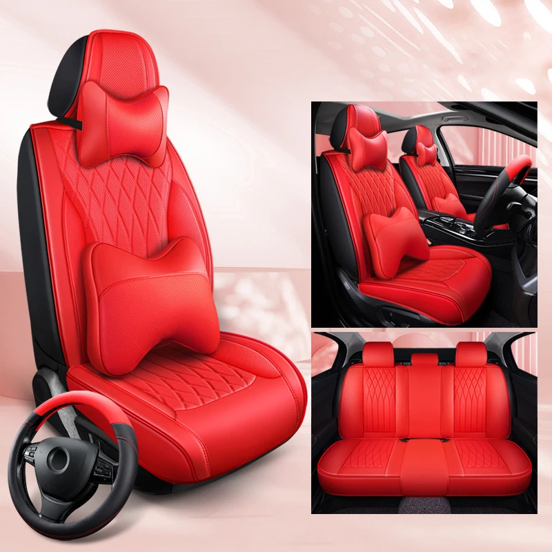 PU الفاخرة العالمي دائم مقعد السيارة يغطي ل Haval Jolion Dargo H5 H3 Jolyon H6 M6 زائد H9 F7X F7 اكسسوارات السيارات الداخلية