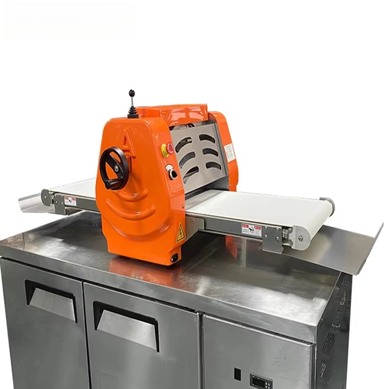 Commercial 350 Table Top Dough Sheeter Full Automatic Multi-Function Bakery Equipment Cake Bread Bread Flours Milk Wheat Soybean