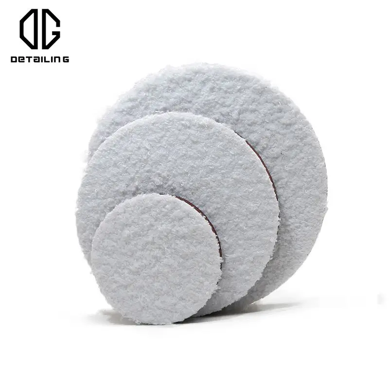 

DETAILING 3" 5" 6" Inch Microfiber Polishing Pad Car Polish Wax Pad For DA/RO Polisher