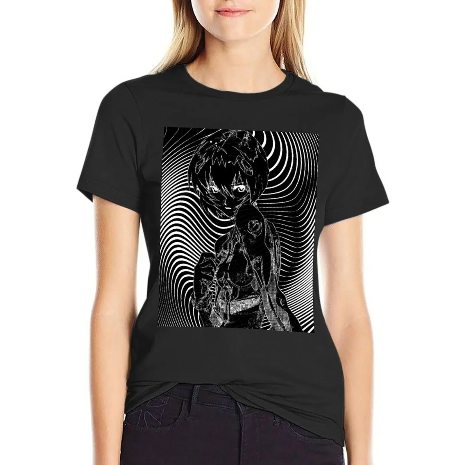 

Rei # T-Shirt oversized funny vintage womans clothing