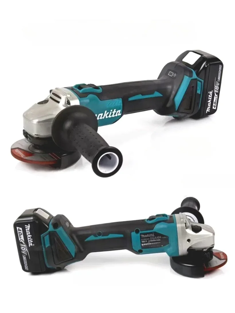 Makita DGA404 125/100mm Grinder Grinder Tool Wireless 18V Power Tools Electric Grinder Angle Grinder Brushless Sander Angle Cutt