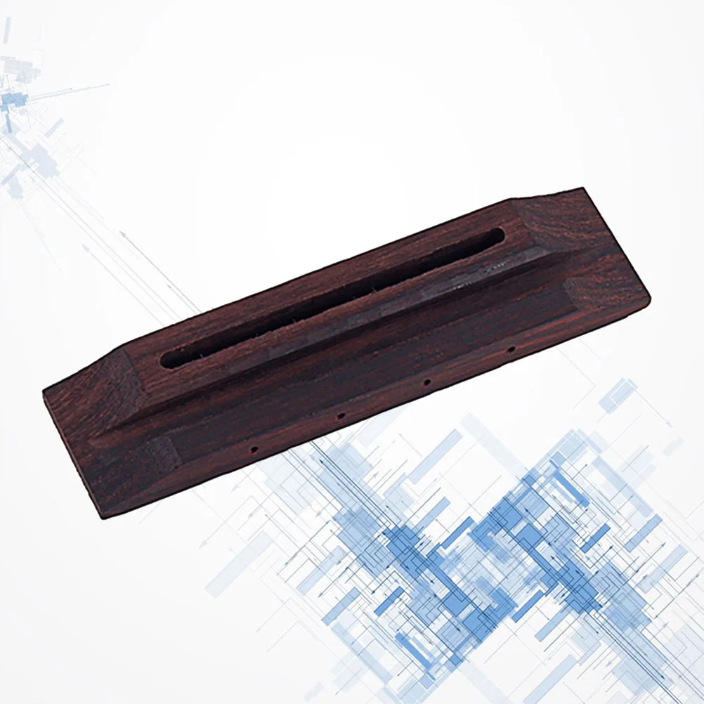 

4 String Guitar Bridge Replacement for Ukulele Wooden Parts Vintage Fit Perfectly Bass Style Sound Quality Easy