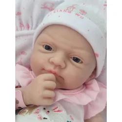 Muñeca de bebé de silicona suave para niños, de Cuerpo completo juguete, Micro Preemie, realista, sorpresa, antiestrés, Cuerpo Entero, 12
