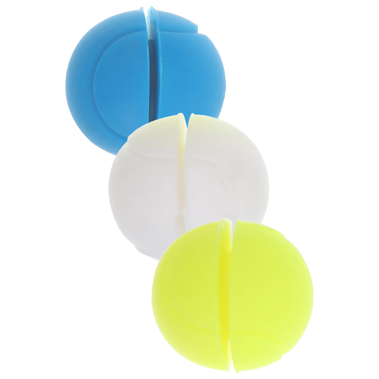 

3pcs Tennis Racket Shock Absorber Plastic Dampeners Vibration Reduction Tennis Accessories Bulk Round Design Durability