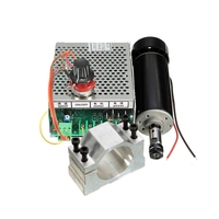 High-speed air-cooled spindle motor 500W diameter 52mm PCB engraving machine spindle ER11 with special power supply