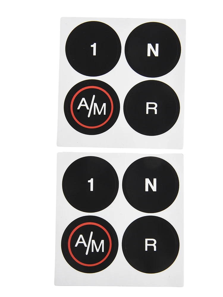 ديكور السيارات MTA علبة التروس الشارات التحكم خلية الشارات عالية الجودة الفينيل زر ملصقات البالية زر إصلاح وضوح عالية