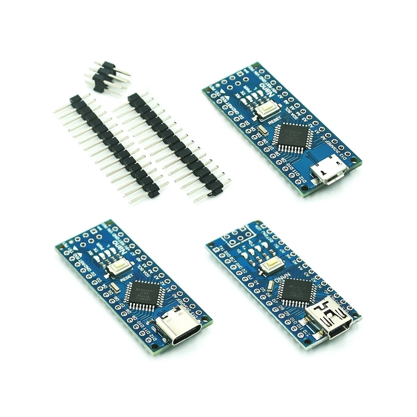 

Mini / Type-C / Micro USB Nano 3.0 With the bootloader compatible Nano controller for arduino CH340 USB driver 16Mhz ATMEGA328P