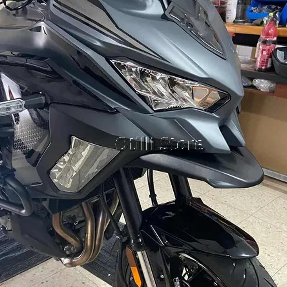 

Motorcycle Accessories Carbon fiber Front Fender Beak Cowl Guard Extension For Kawasaki Versys 1000 SE S VERSYS1000 Versys1000