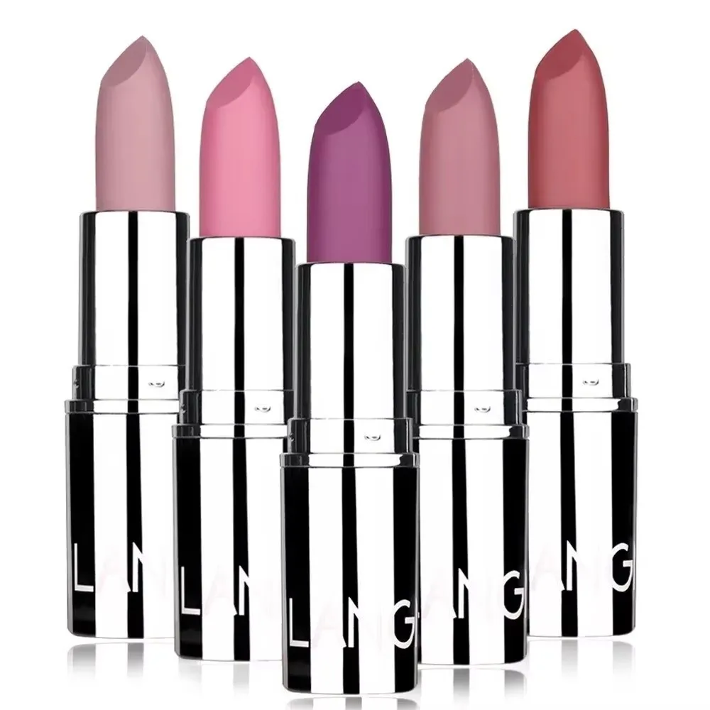 Gifts 8 Colors Matte Lipstick Long-Lasting Velvet Finish Velvet Lipstick Non-Stick Cup Easy To Wear Matte Lip Glaze Women