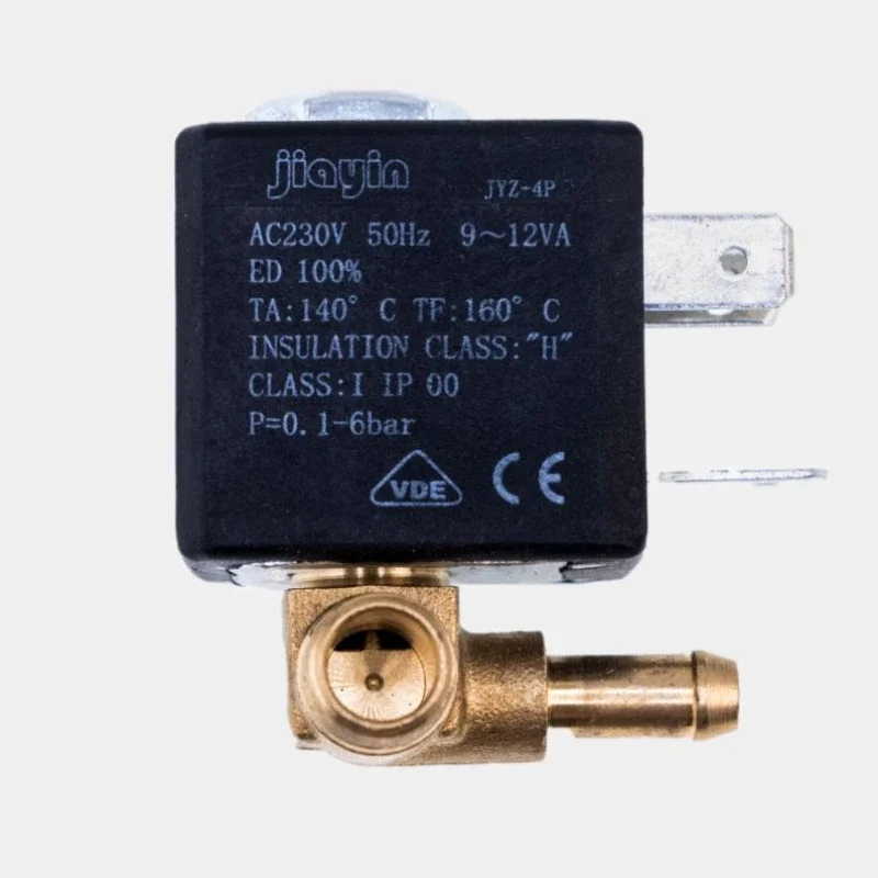 

JYZ-4P 230V 6Bar Brass Steam Pump - N/C 2/2 Way G1/8" 3mm for Philips Irons/Steam Mop/Garment Steamer/Coffee Maker