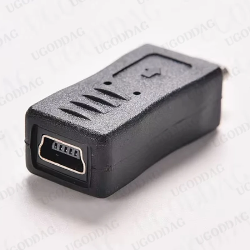 Micro USB Male to Mini USB Female Adapter Connector Converter Adaptor for Mobile Phones MP3