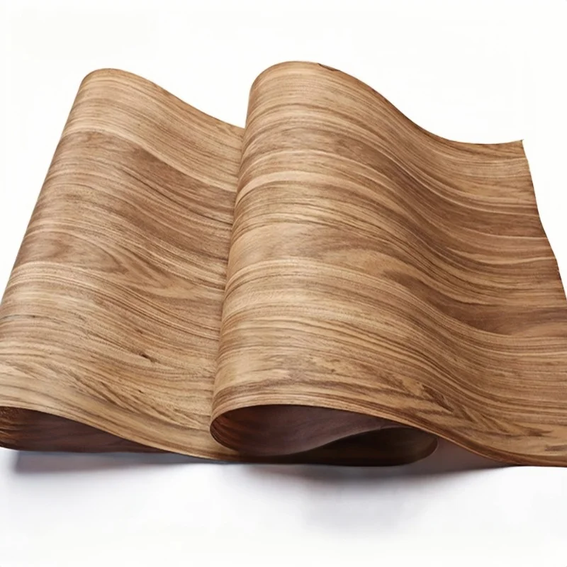 Natural Zebra Wenge Wood Veneer Mix for DIY Tabletop Covering Bookshelf Furniture Cabinet Door Refacing Panels Veneer  250x58cm