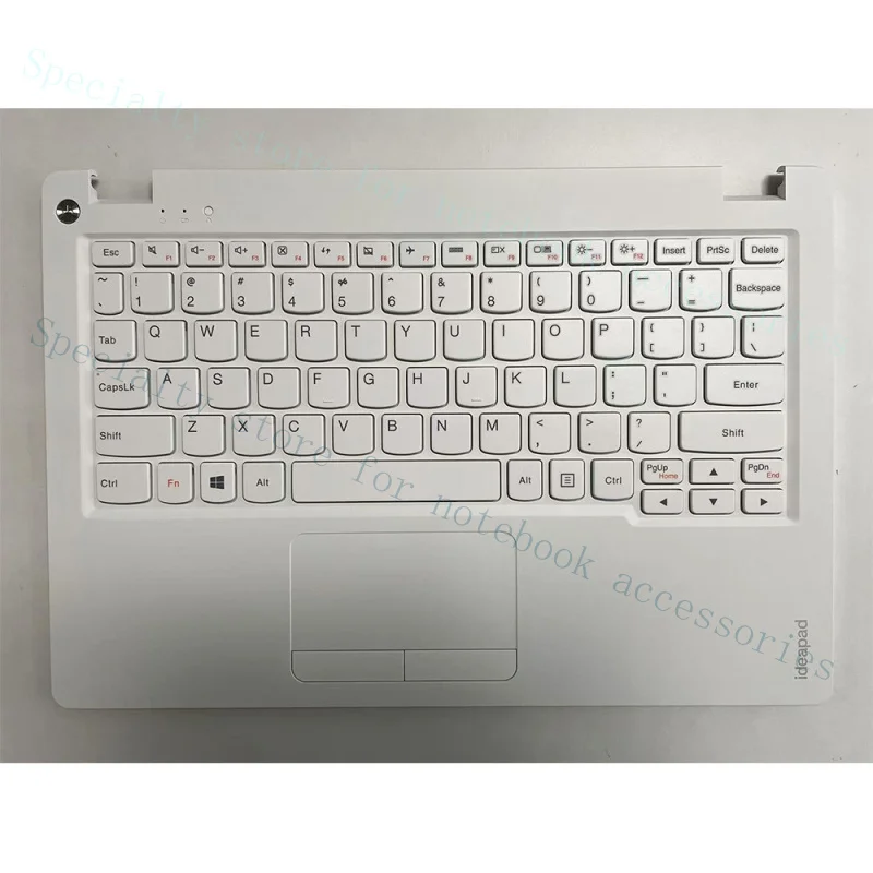 

A+ FOR Lenovo Ideapad 100S-11IBY Palmrest C Shell With Keyboard Touchpad White