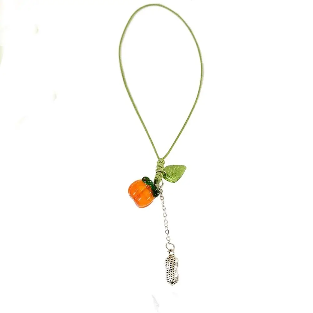 Headset Cover Hang Phone Case Decor Hanging Ornaments Persimmon Phone Lanyard Mobile Phone Case Keychain Cellphone Strap