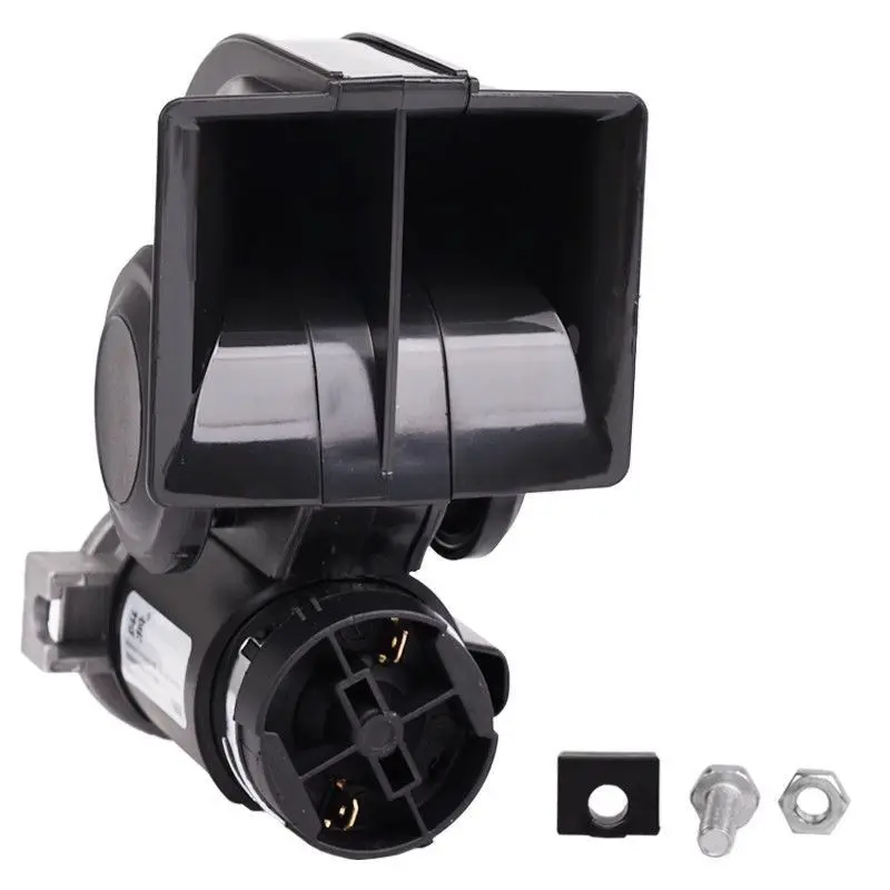 Super Loud Snail Air Horn, 12V 24V Universal Electric Horn for Car Motorcycle Truck Lorry - view 2