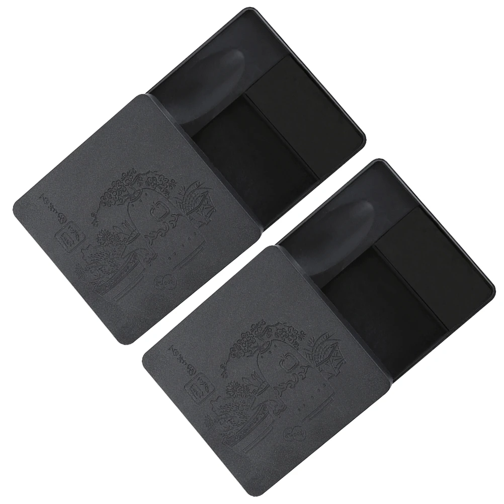 

2 pcs Calligraphy Ink Container Durable PP Material iental Writing Painting Accessory Student Teacher Practicing Supply Art Item