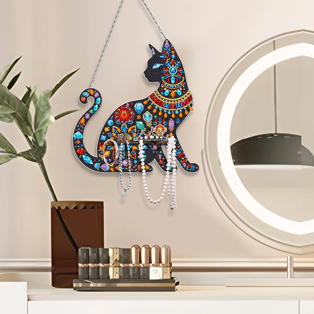 نجمة القمر 5D DIY الماس اللوحة النقاط قلادة مع الرف DIY الماس الفن قلادة كيت الماس اللوحة الحلي لنافذة الجدار #5