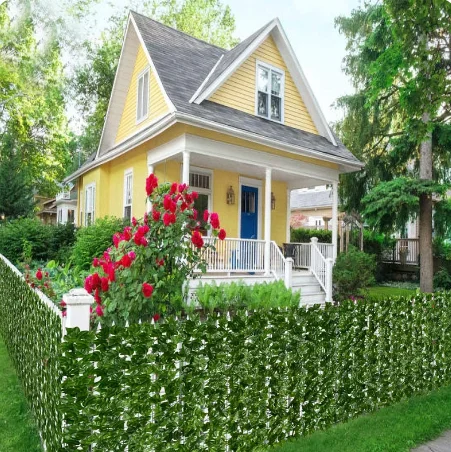 Artificial Privacy Fence Wall Screen Faux Ivy Leaf Hedges Fence Panels Indoor Outdoor Garden Deck Balcony Wall Screen