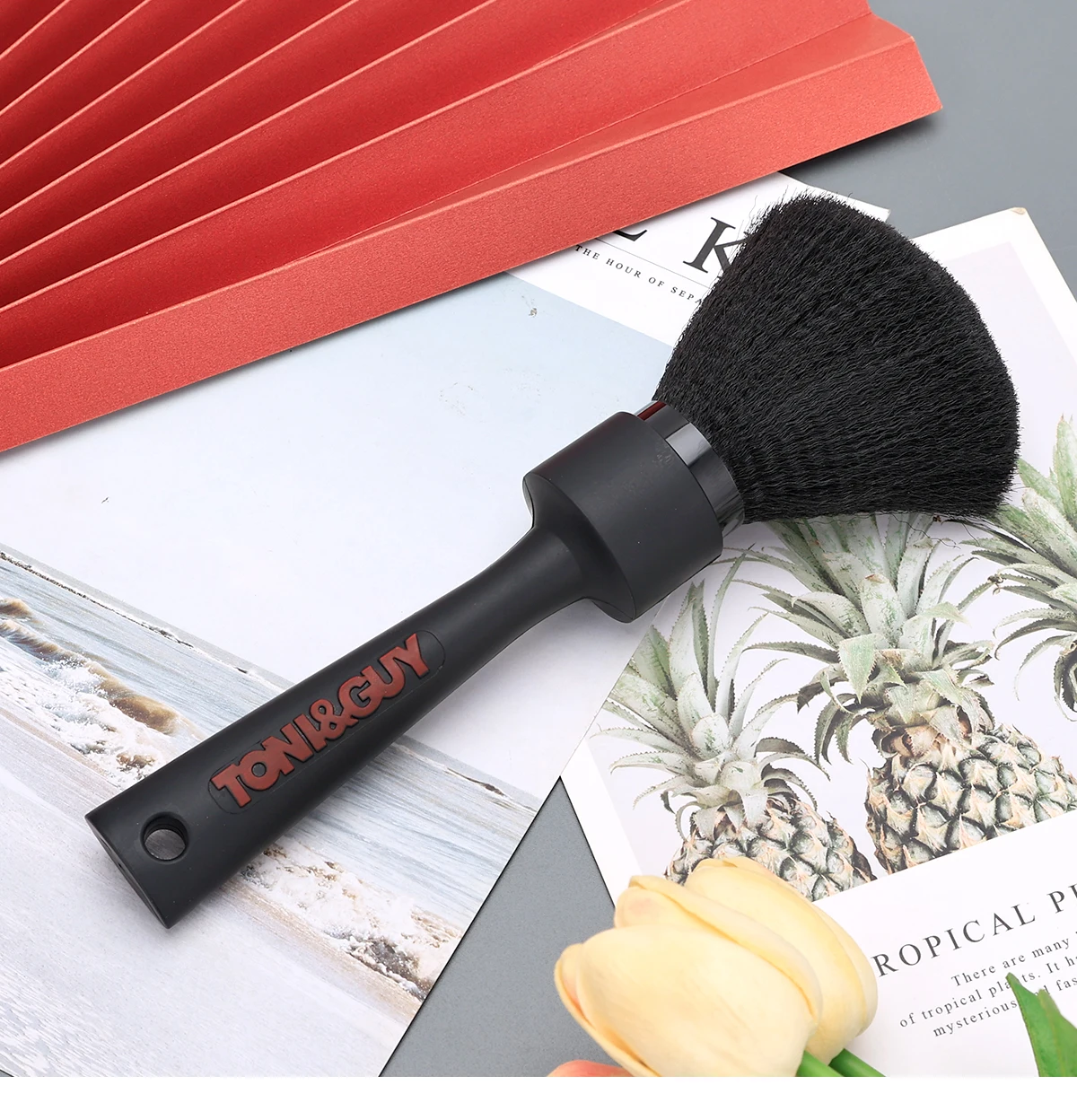 Friseur-Salon Weiche Haarbürste Nackenbürste Professionelle Salon-Gesichtsreinigungsbürste Friseur-Haarstaubpinsel Barbier-Werkzeug – Detail 10