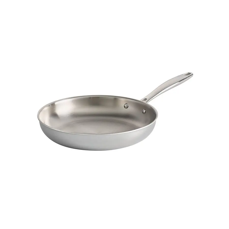 

Signature TriPly Clad Stainless Steel 10Inch Frying Pan, InductionReady Skillet, DishwasherSafe, NSFCertified, Made in Brazil