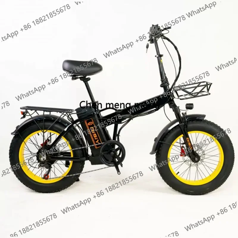 

Лидер продаж: Заводской 20-дюймовый складной электровелосипед с полной подвеской, средним расположением двигателя, толстыми шинами и литиевой батареей