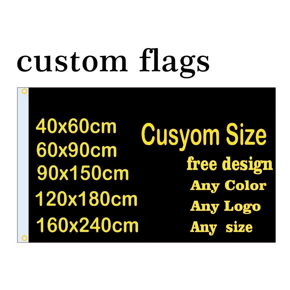 

Custom Digital Print Flags/Banners for Logos Party Decorations Car Sports Competition Tailored Custom Flags