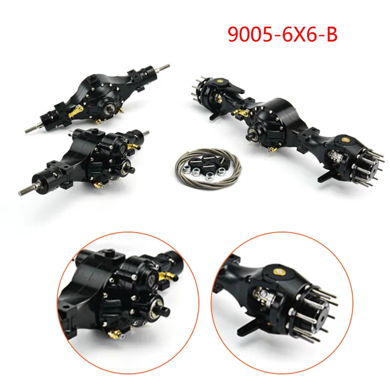 LESU Metal Axle Differential Lock Q900 1/14 4X4 6X6 RC Tractor Trucks Tamiyay Model Car Spare Parts Toys for Boys TH02048