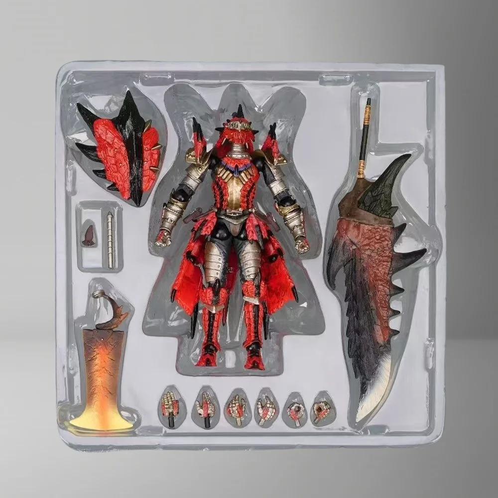 

Домашняя вращающаяся технология в стиле Ямагучи, охотник на монстров, мужской охотник, мужской огонь, дракон, упаковка, фигурка в штучной упаковке, модель, подарочные украшения