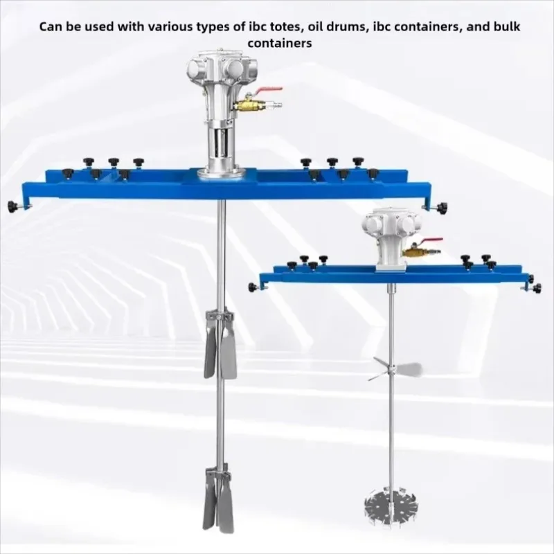 Pneumatic Mixer | Automatic Lifting and Mobile Mixer for Industrial Use in  Containers  Paints and Resins