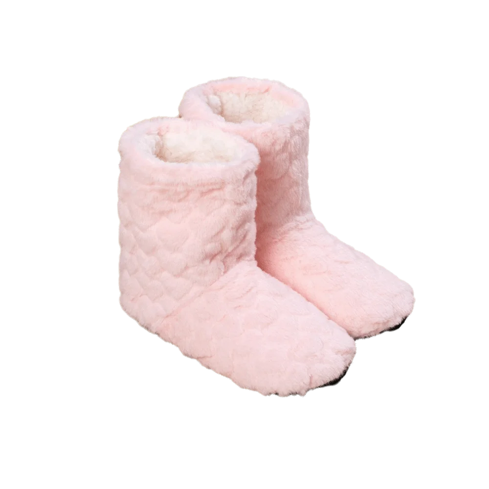 

Sweet Heart Fluffy Slipper Socks Women Soft Sole Indoor Shoes Foot Warmer Winter Fleece Floor Socks Winter