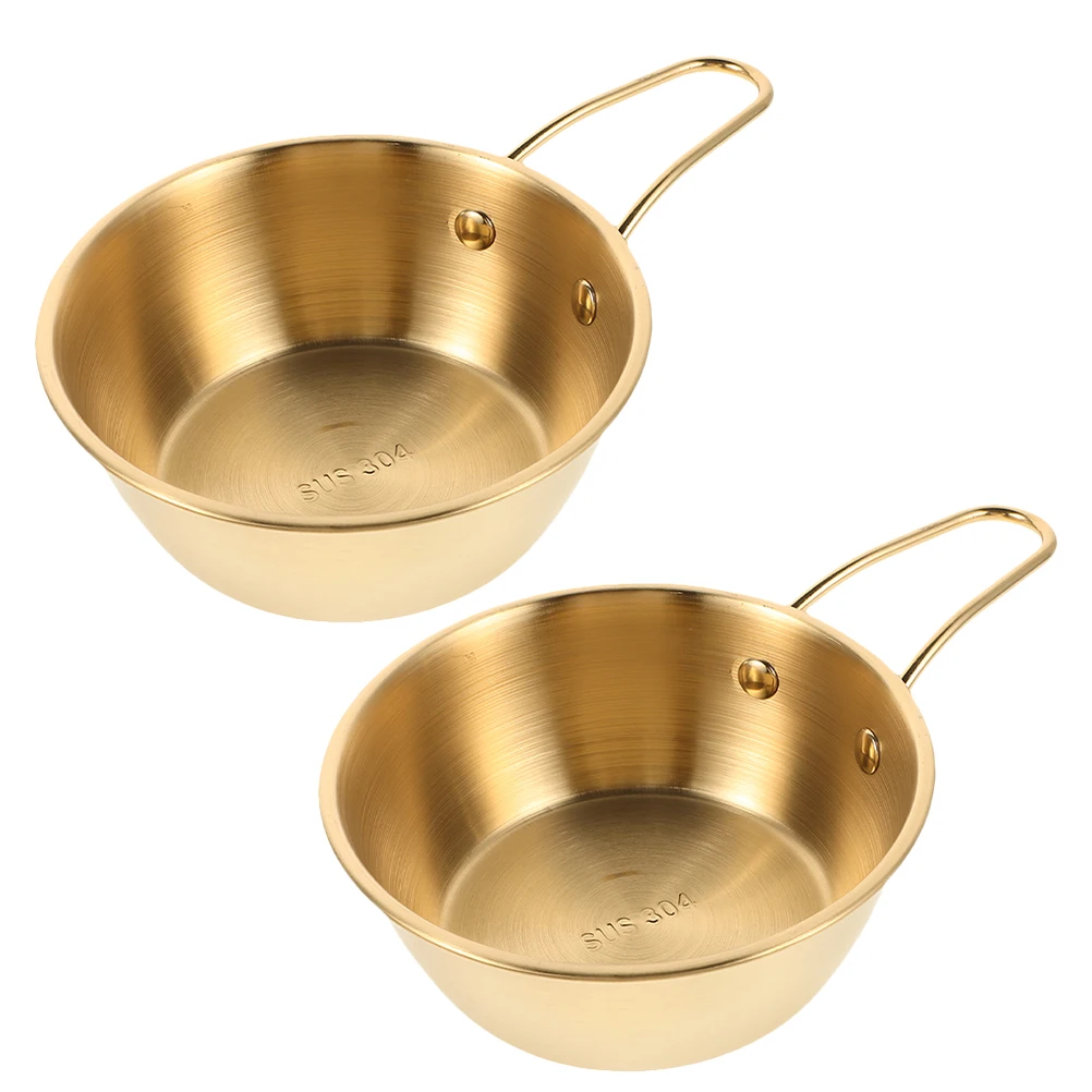 

2pcs Stainless Steel For Men Ergonomic Handle Lather Travel Equipment Soap Storage Container Shave Mug Deep Bowl For Shaving