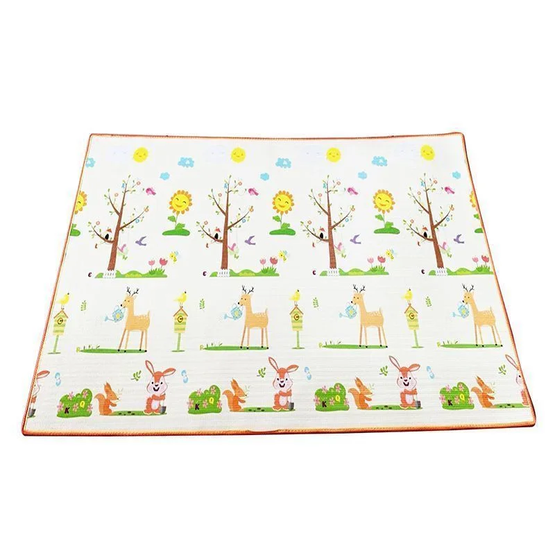 tapis bebe jeux tapis puzzle tapis d’eveil bebe tapis de jeu XPE – tapis de jeu pliant pour bébé, 180x150x1cm, tapis de développement pour chambre