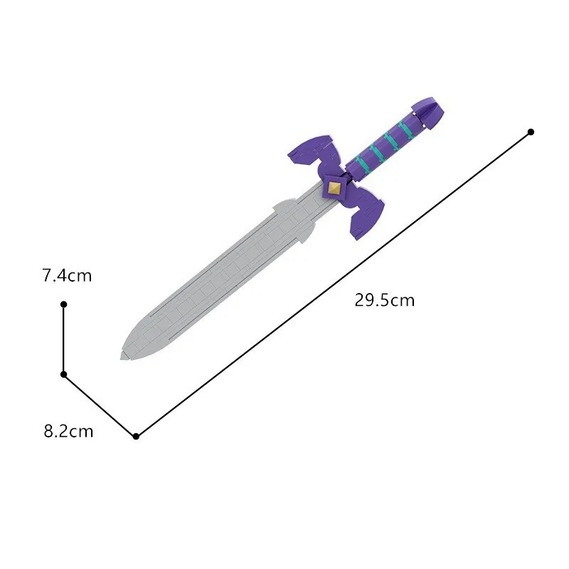 Bloques de construcción MOC Kingdom Tears Helia Shield, modelo de bloques de construcción, espada maestra, rompecabezas, colección de ladrillos ensamblados, juguete