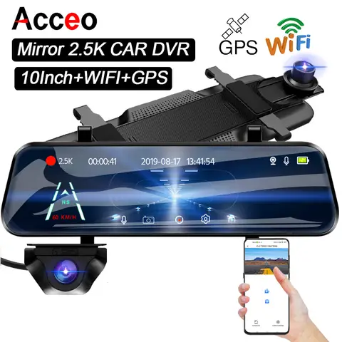 10 인치 자동차 DVR 대시 캠 듀얼 렌즈 2.5K 1080P 백미러 소니 후면 카메라 나이트 비전 GPS WIFI 24h 주차 레코더 Best5 10 인치 자동차 DVR 대시 캠 듀얼 렌즈 2.5K 1080P 백미러 소니 후면 카메라 나이트 비전 GPS WIFI 24h 주차 레코더 Best5