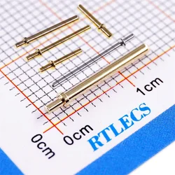 100/2000 Pcs Printed Circuit Board Male PCB Pins Gold Plated Press-Fit Tip Header Diameter 1.0 1.3 MM Brass Bias Connector Solid
